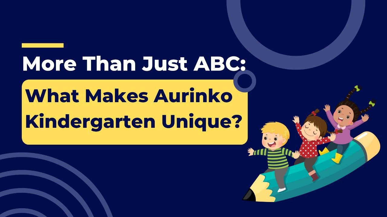 this image indicates a more than just ABC: what makes aurinko kindergarden unique?